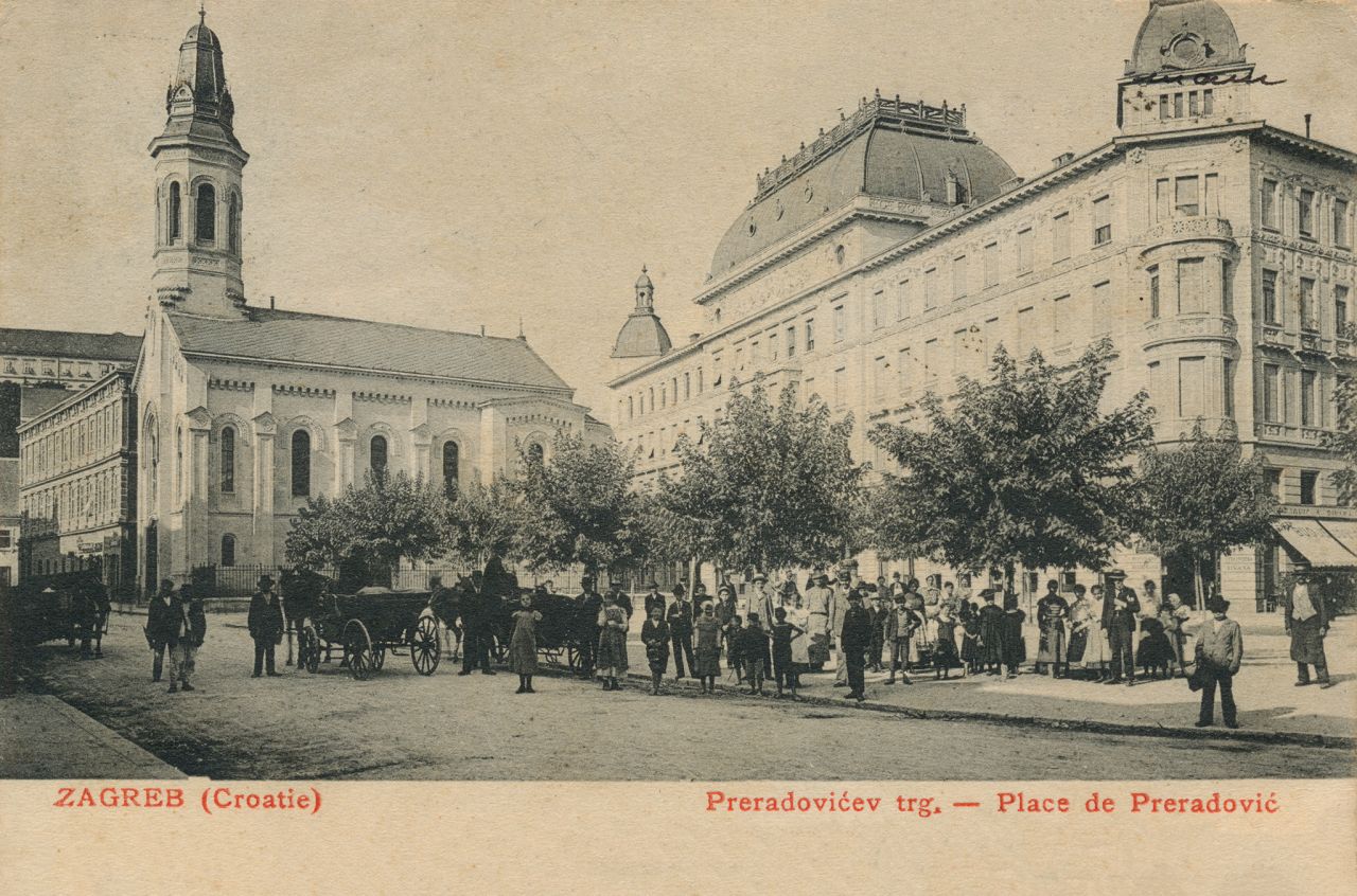 Trg Petra Preradovića 1903. godina